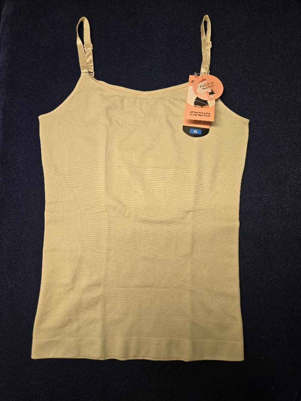 NWT Shapermint XL Scoop Neck Nude Camisole